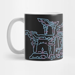 Blue and Purple Geoglyph 2 (Totk) Mug